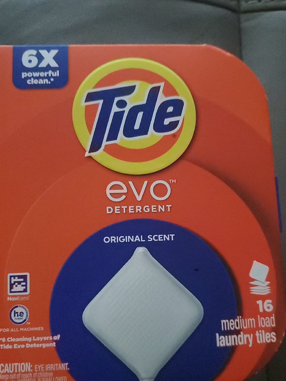 Tide Evo Detergent Original Scent Laundry Packs (16)